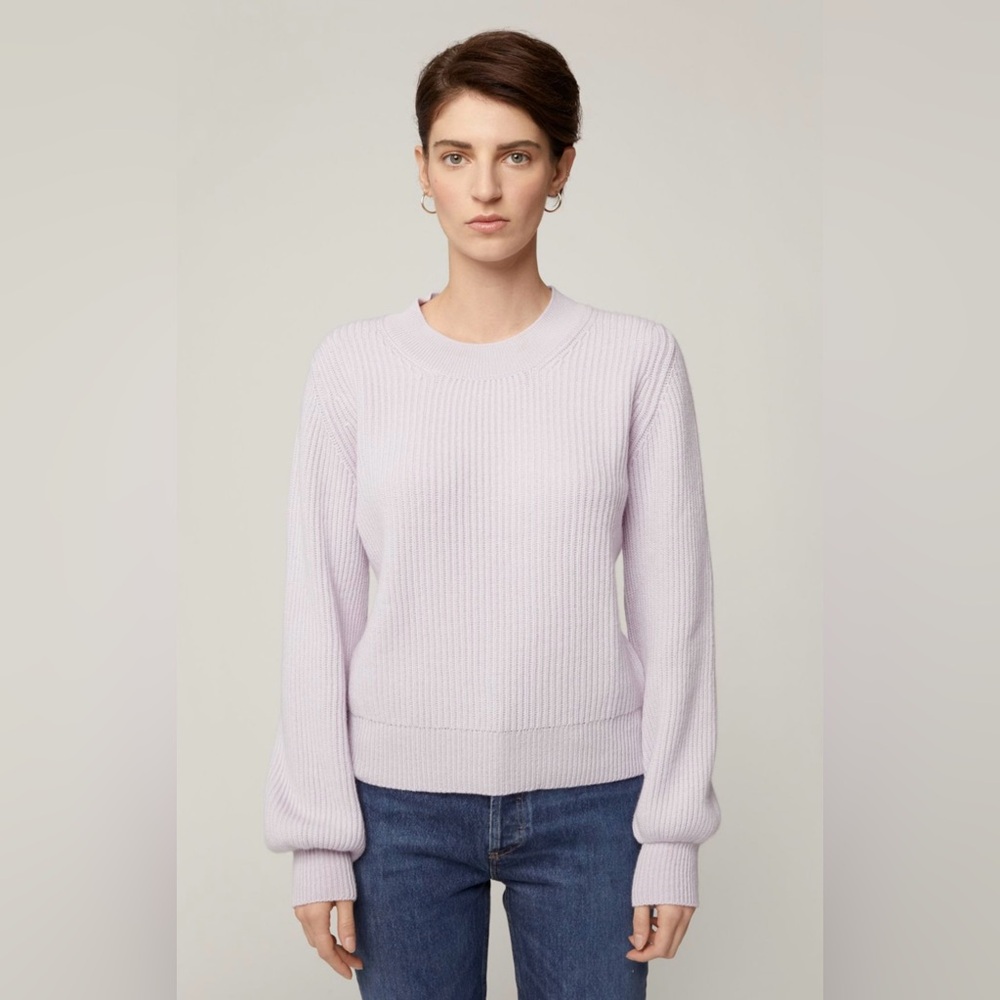 Frances Austin Lavender Cashmere Sweater